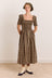 Molly Midi Dress - Cocoa Check