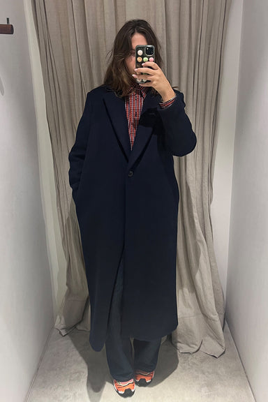 Illusions Coat - Navy