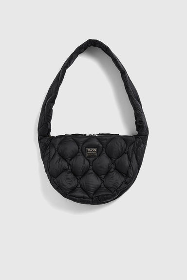 Military Banana Shoulder Down Bag Medium - Black