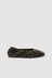 Marion Leather Ballet Flat - Ganache