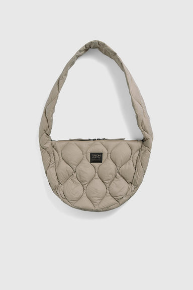 Military Banana Shoulder Down Bag Medium - G.Beige