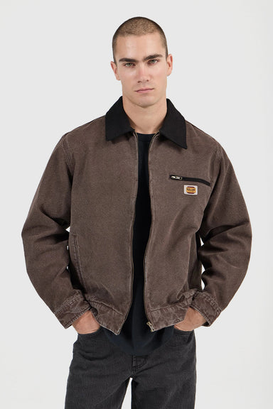 Nailhead Miner Jacket - Dark Brown