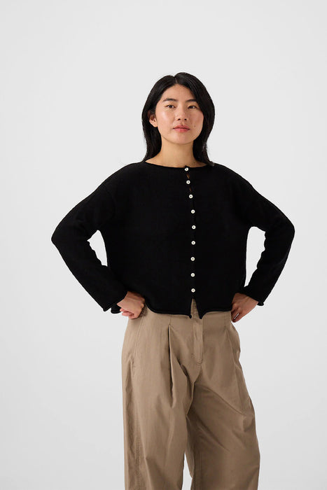 Doll's Reversible Cardigan - Black