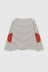 Elbow Patch Basque Long-sleeve T-Shirt - Ivory