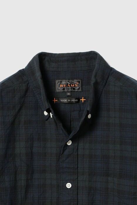B.D. Indigo Yarn Tartan - Indigo Black Watch