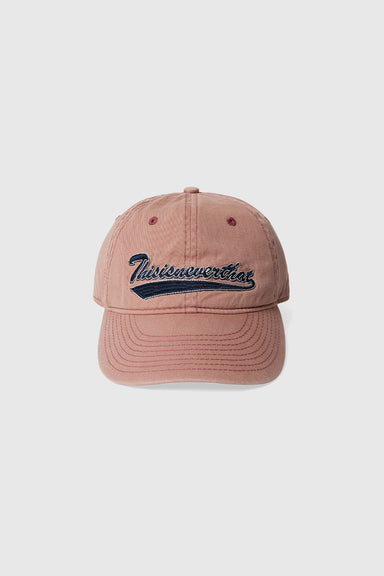 Washed Script Logo Cap - Dusty Pink