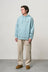 One Point Hooded Sweatshirt - Stone Blue