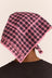 Headscarf - Magenta Check