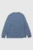 LS Pocket Tee Indigo Stripe - Sax