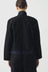 Cotton Twill Cropped Jacket - Blue Black
