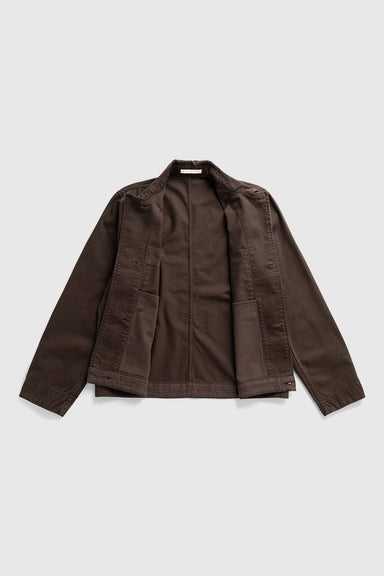 Arresskov Broken Twill Overshirt - Delicioso Brown