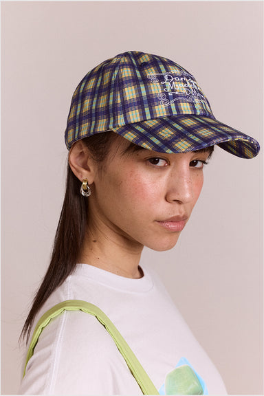 Damson Madder Cap - Tomboy Check