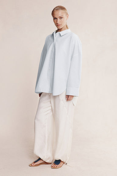 Mella Shirt - Mist Stripe