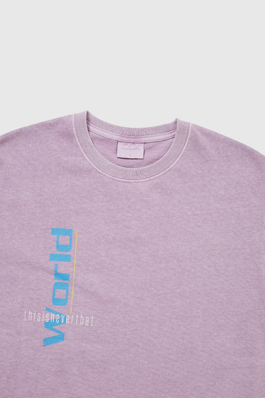 From the World Tee - Plum