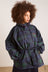 Liu Raincoat - Navy Check