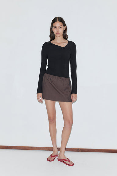 Multi Button Top - Black
