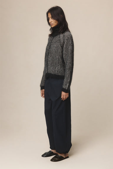 Oscar Cardigan - Black / Latte