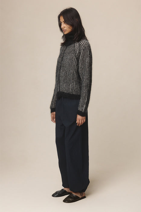 Oscar Cardigan - Black / Latte