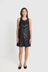 Capulet Dress - Black Chevron