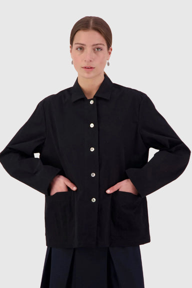 Walk On Water Shirt Jacket - Black