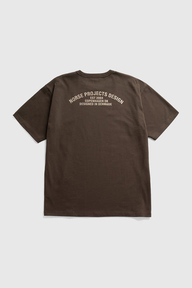 Snekkersten Organic Arch Print T-Shirt - Delicioso Brown
