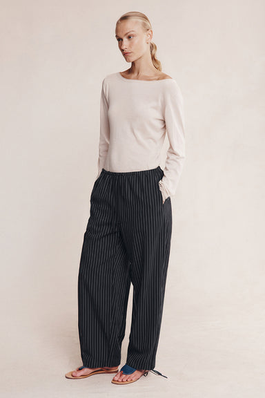 Fatima Pant - Black Stripe