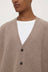 Jed Wool Blend Cardigan - Sable Marle