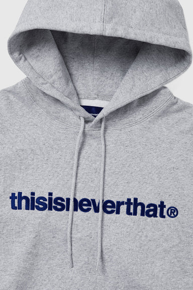 T-Logo Hoodie - Heather Grey