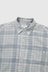 Washed Check Shirt - Blue