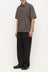 Alta Check Short Sleeve Shirt - Brown / Black Check