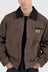 Nailhead Miner Jacket - Dark Brown