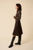 Ramona Skirt - Chocolate Stripe