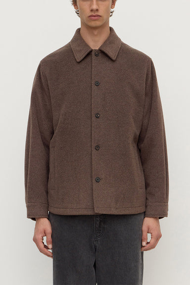 Noah Wool Jacket - Cocoa Marle