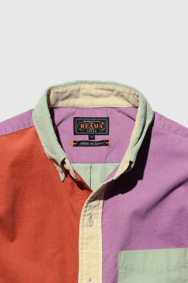 B.D. Corduroy Panel Shirt - Orange
