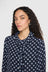 Latchkey Children Blouse - Navy Daisy Silk