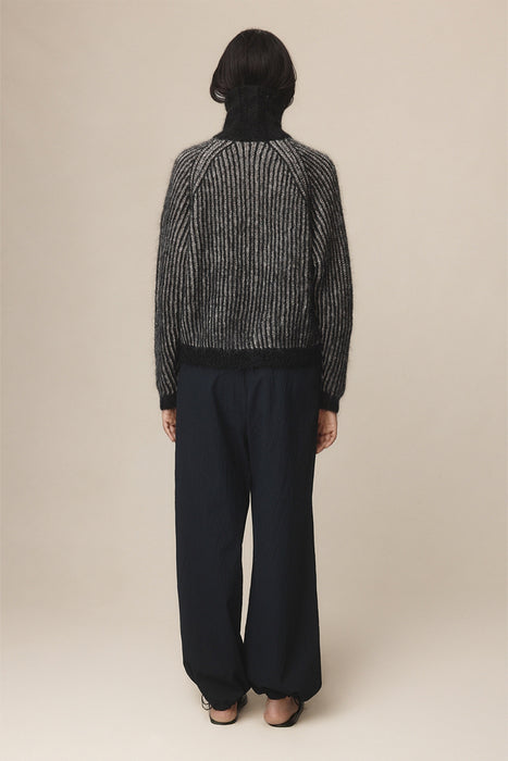 Oscar Cardigan - Black / Latte