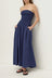 Connie Cotton Shirred Dress - Imperial Blue