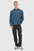 Campus Chunky Cord LS Shirt - Washed Blue