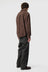 Drop LS Shirt - Brown Plaid