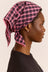 Headscarf - Magenta Check