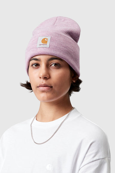 Acrylic Watch Hat - Gentle Purple Heather