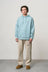 One Point Hooded Sweatshirt - Stone Blue
