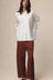 Edie Shirt - Ivory / Black Stripe