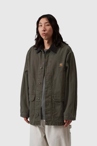 Prescott Coat - Oxide Green / Black