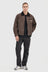 Nailhead Miner Jacket - Dark Brown