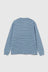 LS Pocket Tee Indigo Stripe - Sax