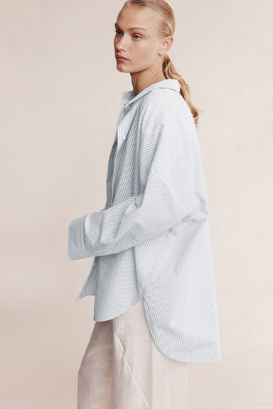 Mella Shirt - Mist Stripe
