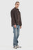 Campus Chunky Cord LS Shirt - Dark Brown