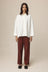 Edie Shirt - Ivory / Black Stripe