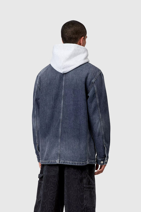 Warren Chore Coat - Blue / Dusty Hamilton Brown